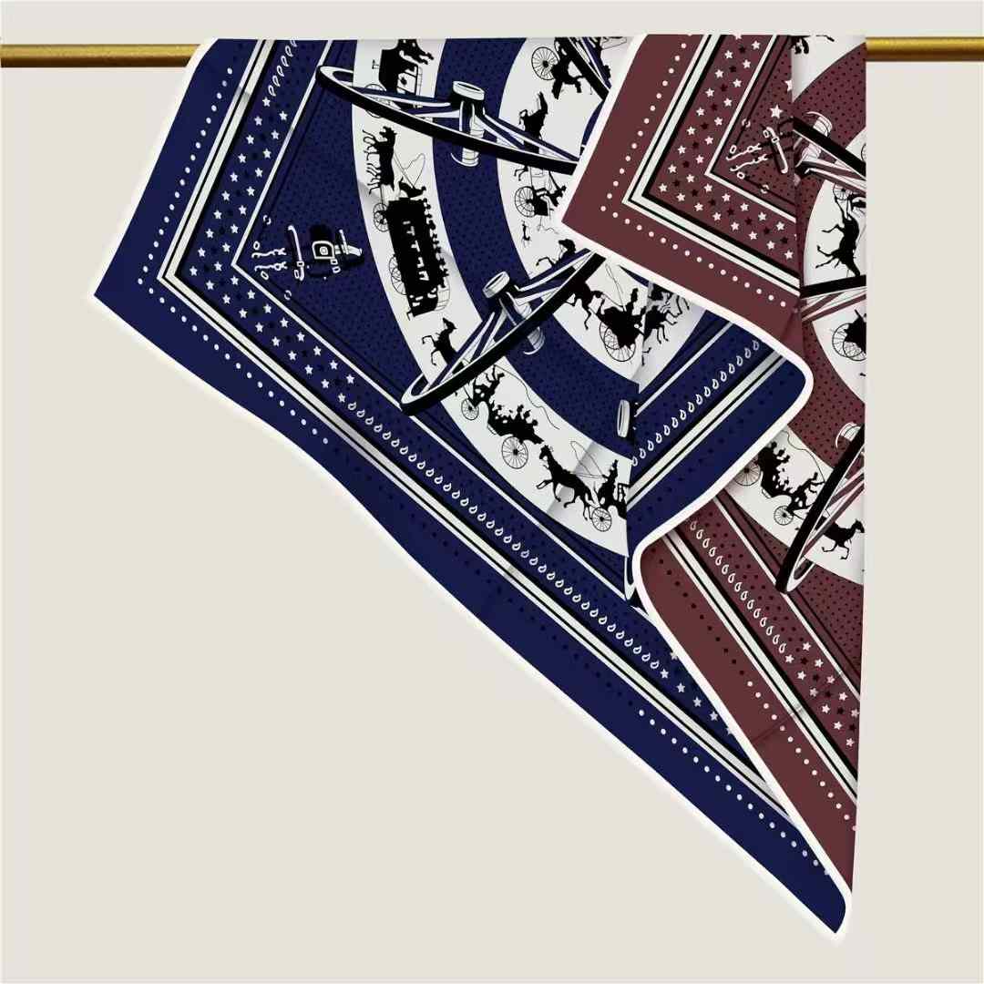 Women'S Fashion Paris - Injplanchers f-Bandanas carrés à bord roulé