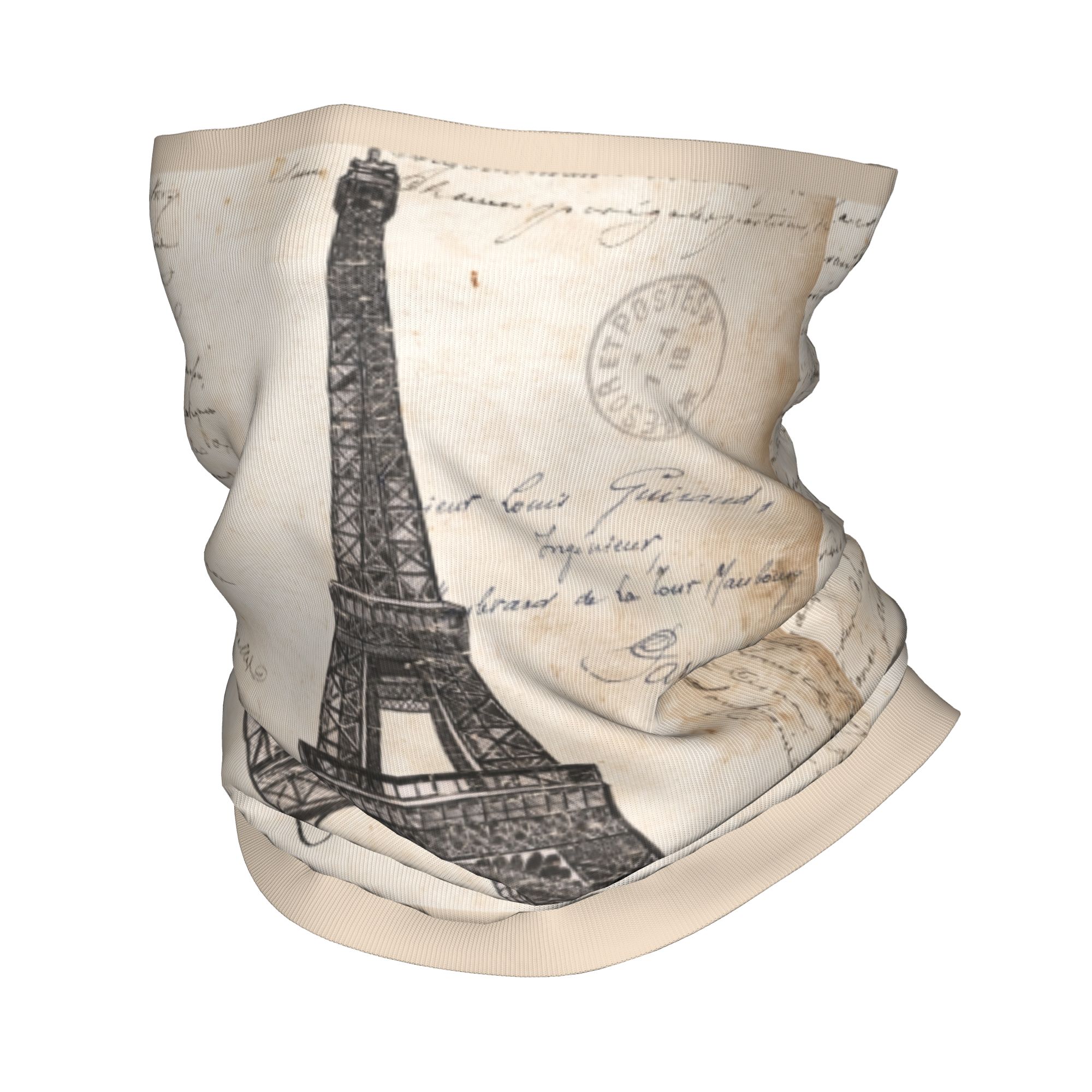 Women'S Fashion Paris - Cache-cou bandana personnalisé Tour Eiffel coupe-vent,