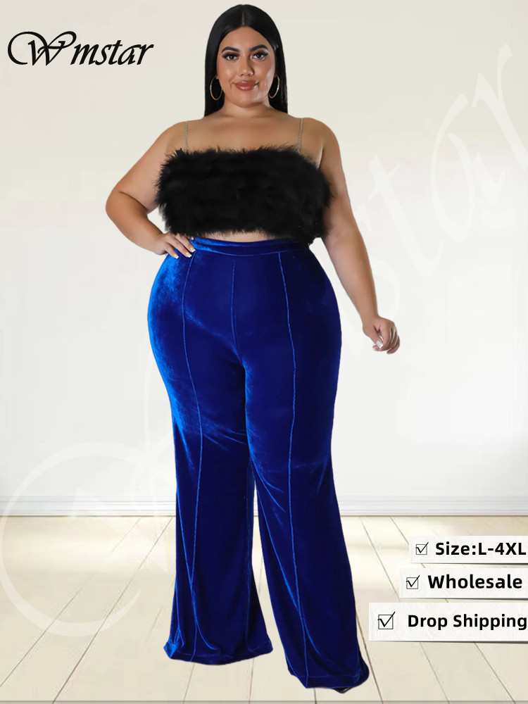 Women'S Fashion Leggings - Wmstar – pantalons grande taille pour