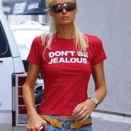 Women'S Fashion Paris - T-shirt imprimé « Don't Be Jealous