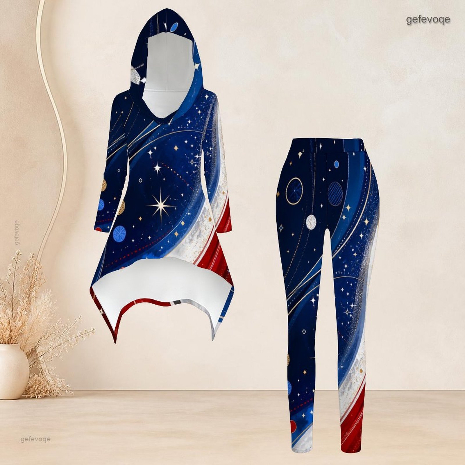 Women'S Fashion Leggings - Ensemble décontracté 2 pièces pour femmes