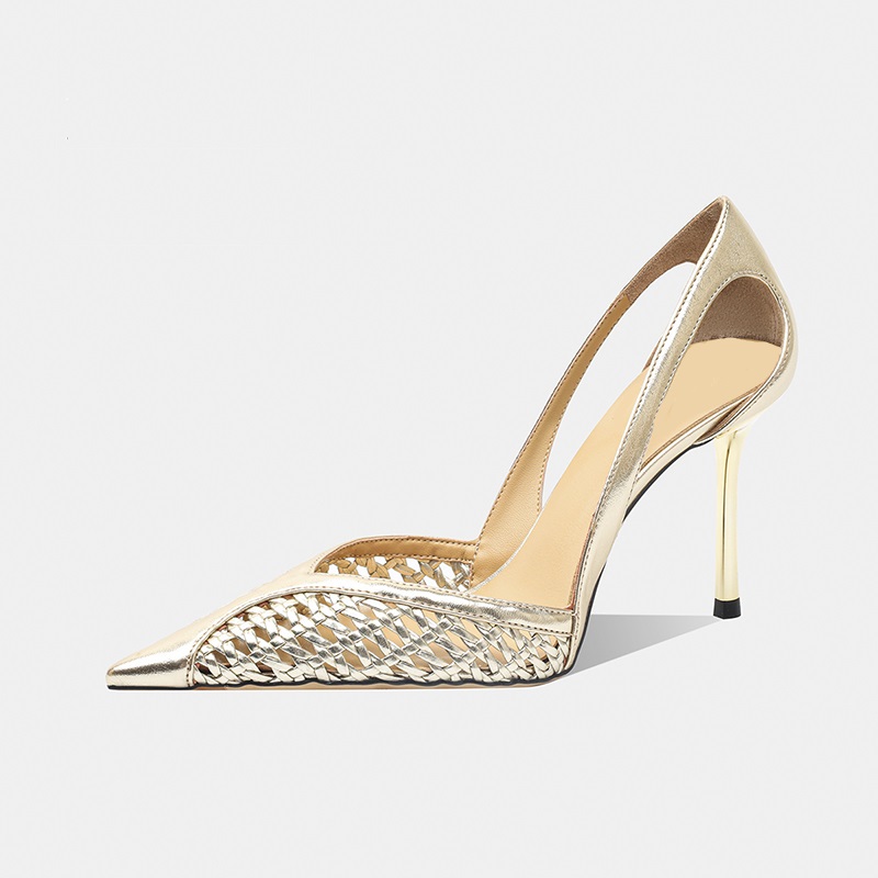 Women Fashion Brand - Femmes mode maille creuse sandales marque