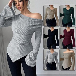 Blouse pour femme à manches lo - Off Shoulder Top avis et prix