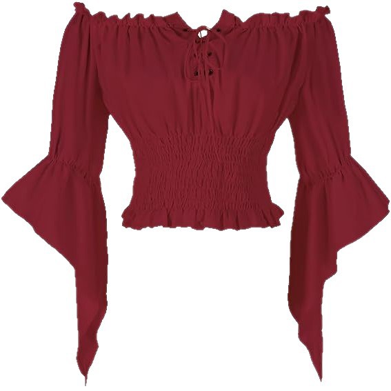 Blouse Vintage Femme Style Ari - Off Shoulder Top avis et prix