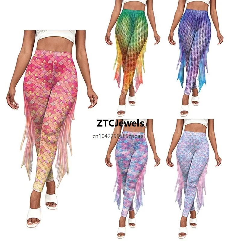 Leggings imprimés écailles de  - Women'S Fashion Leggings avis et prix