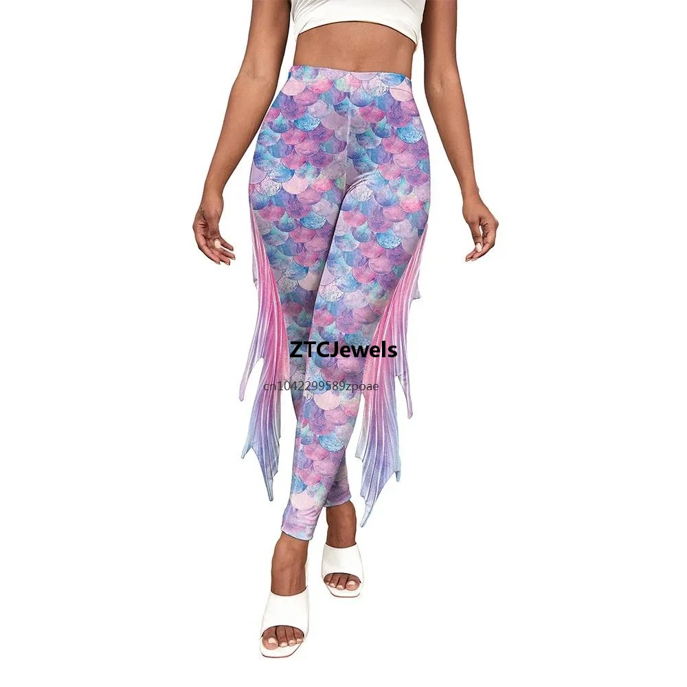 Leggings imprimés écailles de  - Women'S Fashion Leggings avis et prix