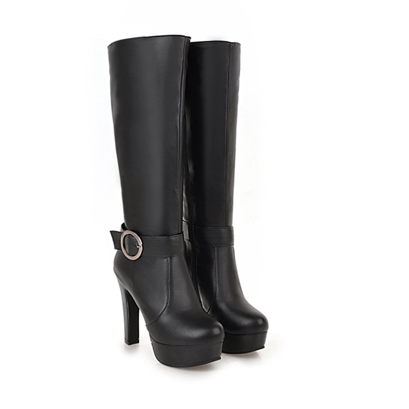 Bottes hautes en cuir pour fem - Women'S Fashion Riding Boots avis et prix