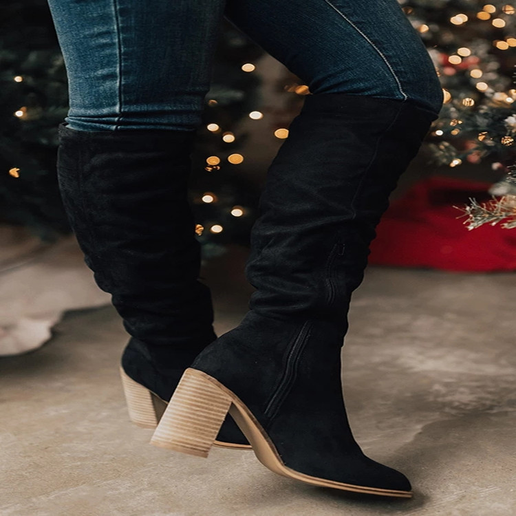 Bottes hautes d'équitation à g - Women'S Fashion Riding Boots avis et prix