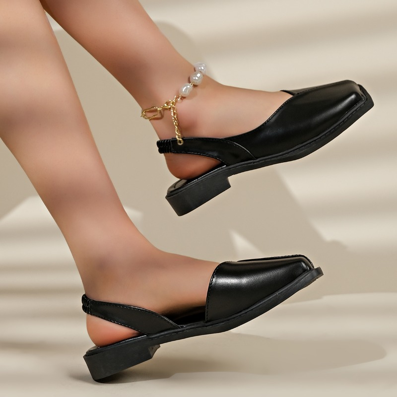 Baotou – sandales rétro à talo - Women'S Fashion Summer 2025 avis et prix