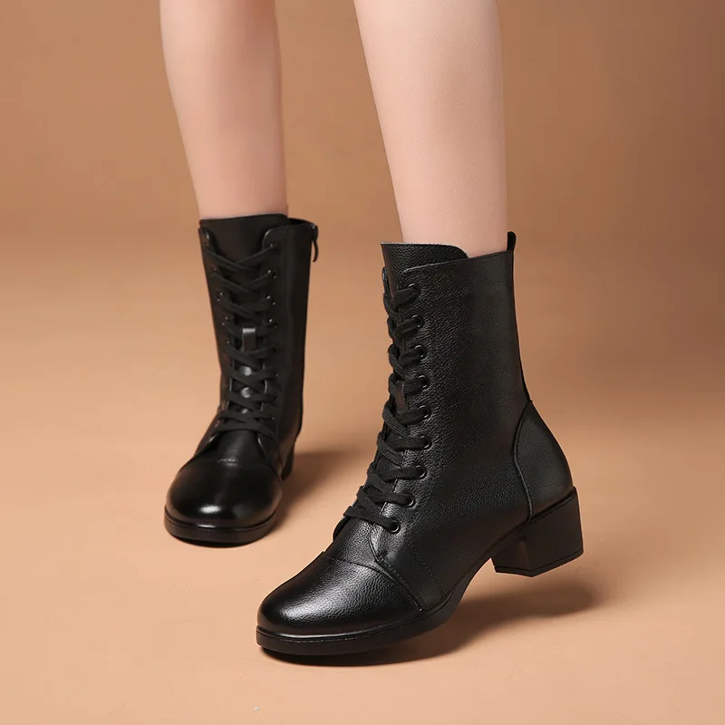 XIHAHA mode bottes en cuir vér - Women'S Fashion Riding Boots avis et prix