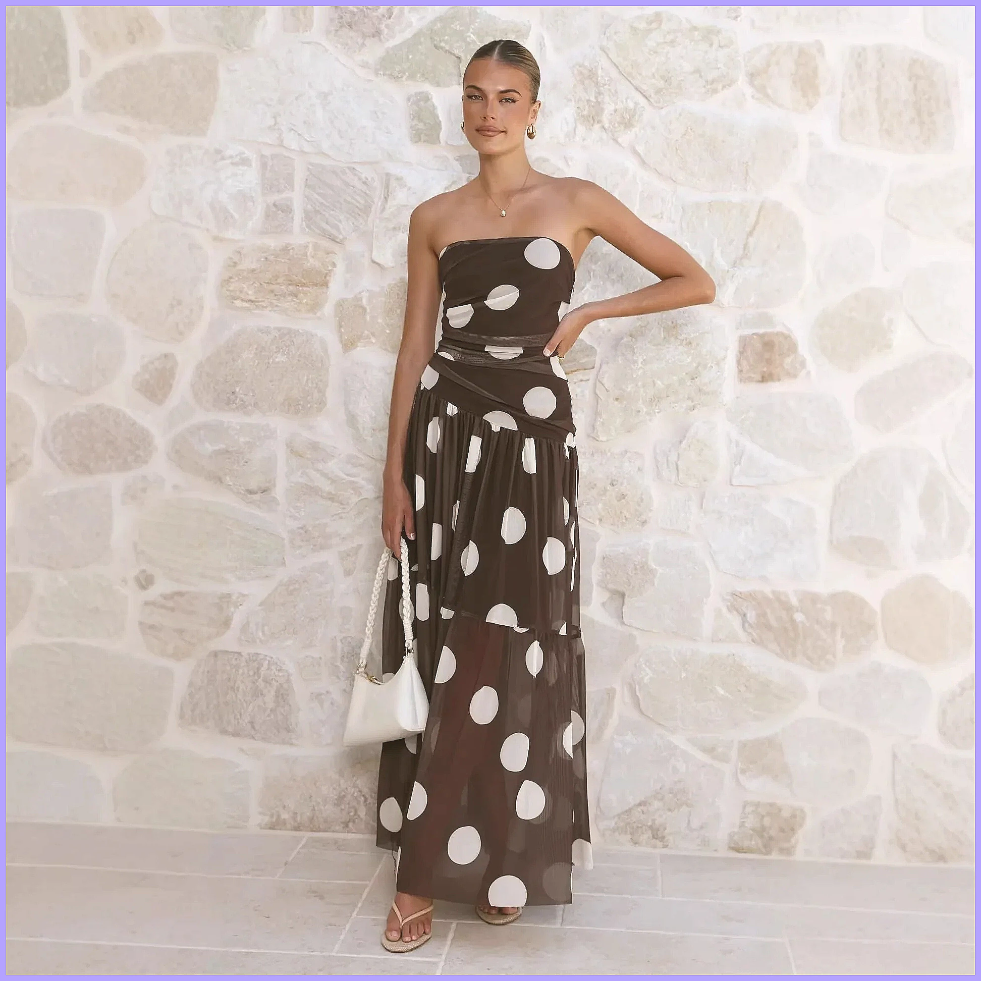 Robe moulante sans bretelles à - Bodycon Dress Women avis et prix