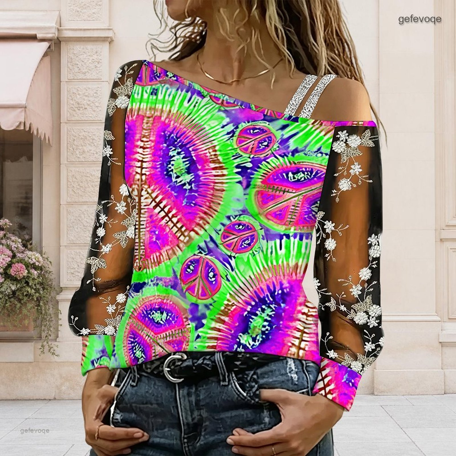 Chemisier femme à épaules dénu - Off Shoulder Top avis et prix