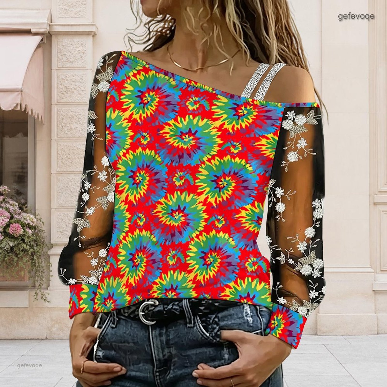 Chemisier femme à épaules dénu - Off Shoulder Top avis et prix