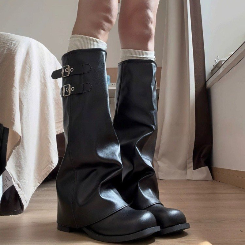 Bottes hauteur genou style rét - Winter Fashion Women Boots avis et prix