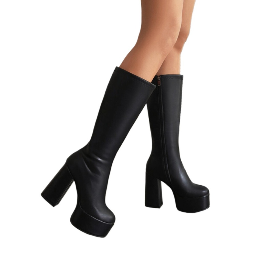 BLXQPYT genou bottes hautes fe - Women'S Fashion Riding Boots avis et prix