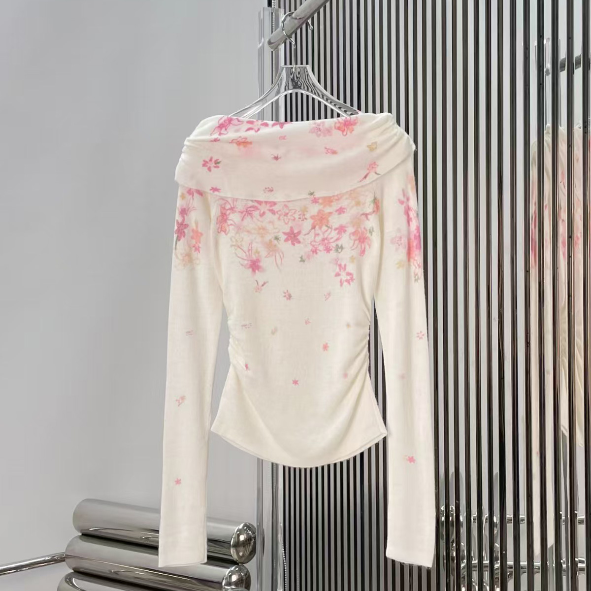 Pull à manches longues pour fe - Off Shoulder Top avis et prix