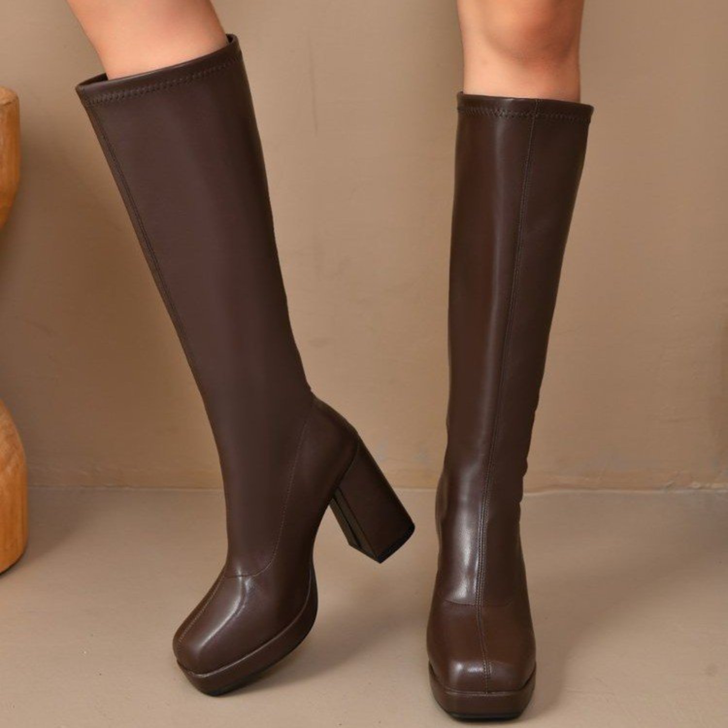 Bottes à hauteur du genou pour - Women'S Fashion Riding Boots avis et prix