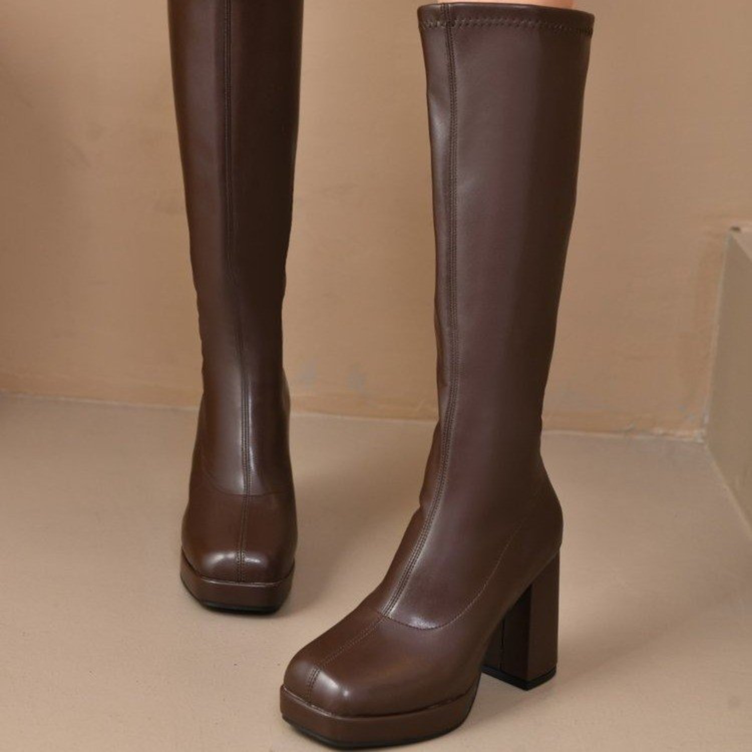 Bottes à hauteur du genou pour - Women'S Fashion Riding Boots avis et prix