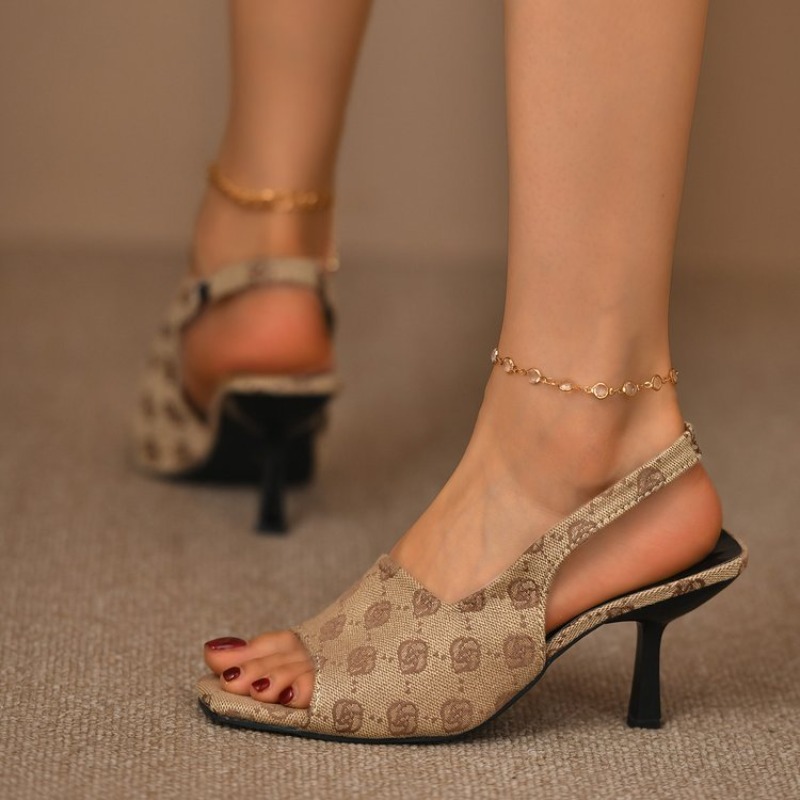 Sandales à talons hauts de cré - Women Fashion Brand avis et prix